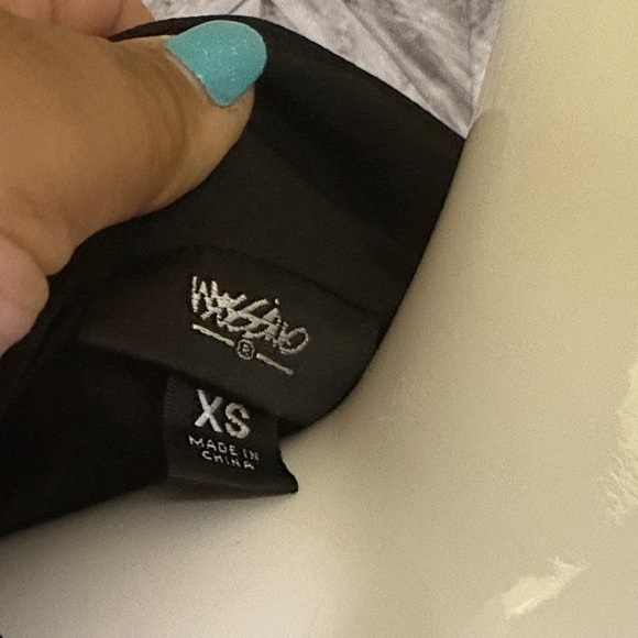 Mossimo Supply Co. Monochrome Geometric Mini Dress with pockets size xs - Picture 2 of 8